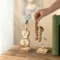 RoboTime 3D-Holzpuzzle Violoncello
